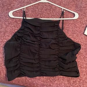 H&M ruched tank top size medium.